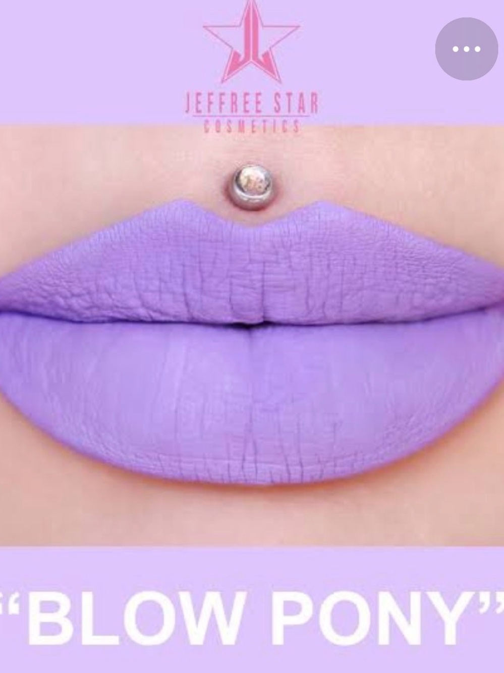 Jeffree Star Cosmetics "Blow Pony" Velour Liquid Lipstick - NEW, NO BOX